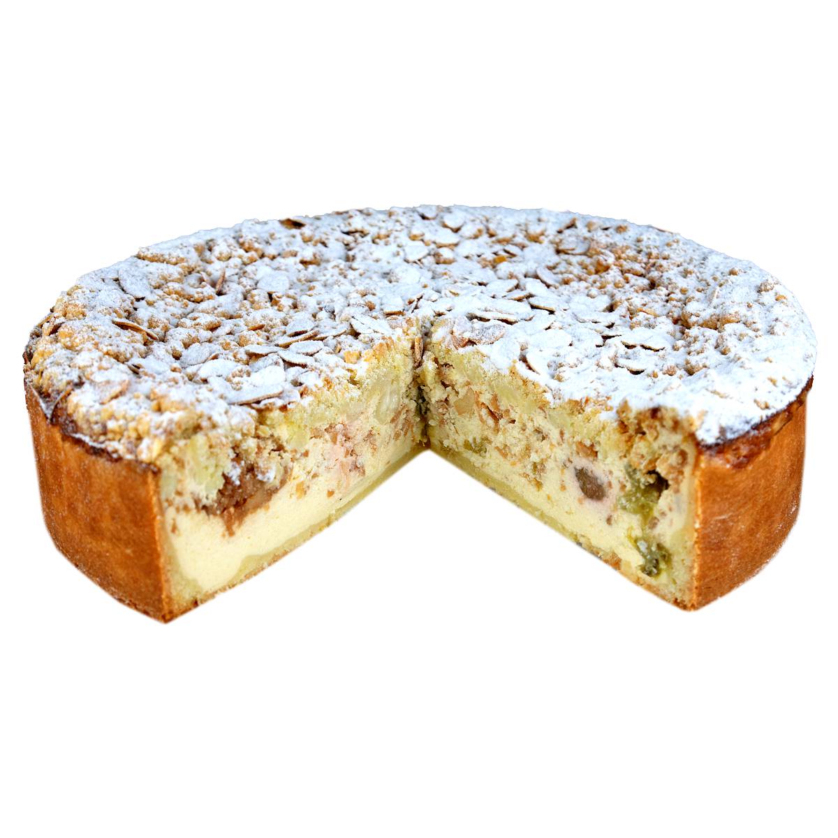 Apfel Rhabarber Vanille Streusel