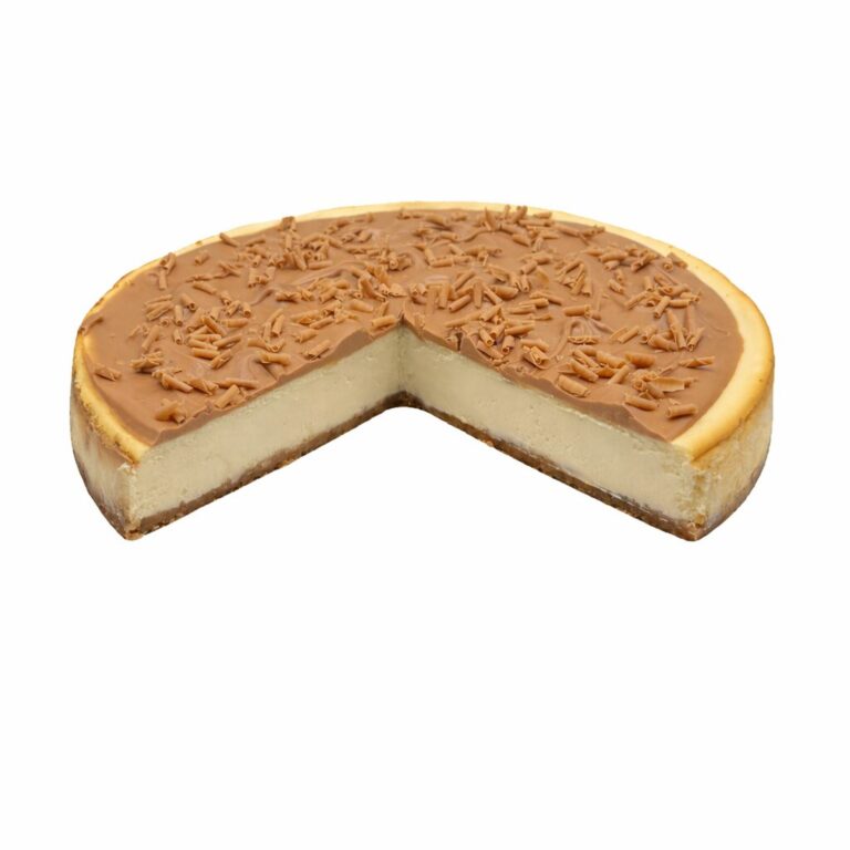 Salted Caramel Cheesecake, angeschnitten