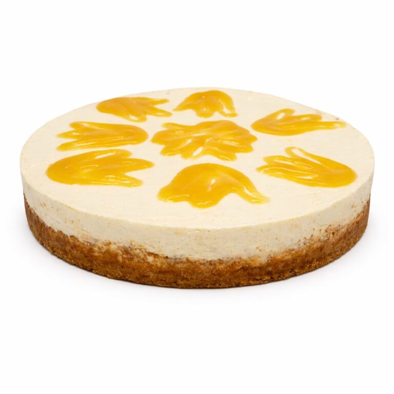New York Cheesecake Mango, ganzer Kuchen