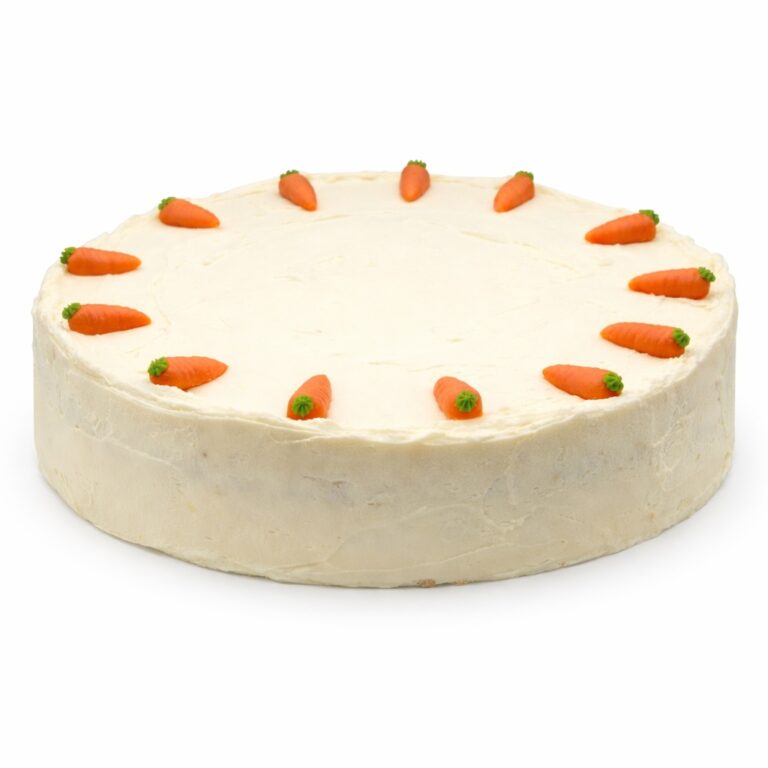 Lemon Frosting Carrot Cake, ganzer Kuchen
