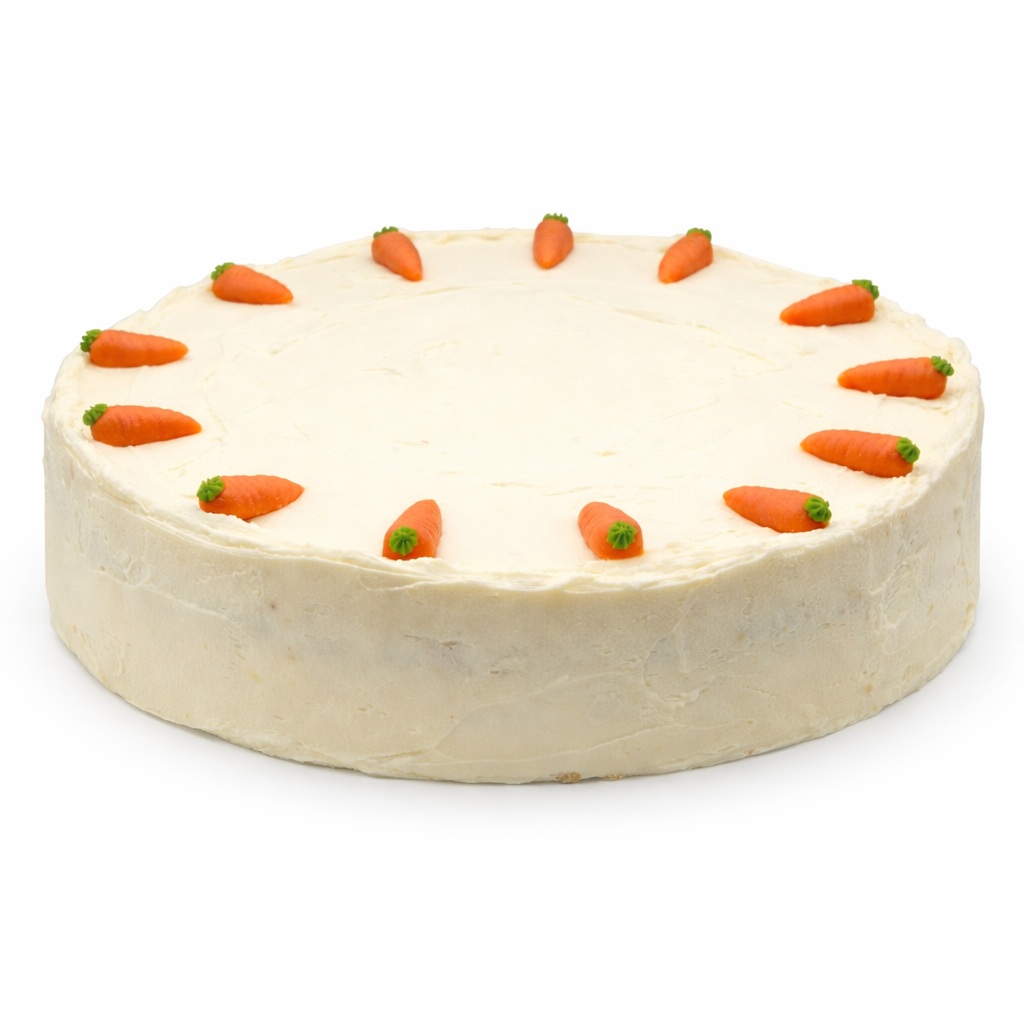 Lemon Frosting Carrot Cake, ganzer Kuchen